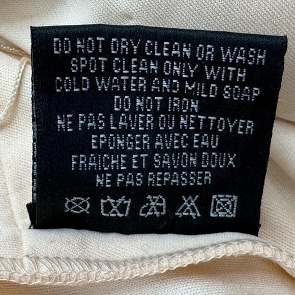 Aidan Mattox One Shoulder Cream & Gold Sequined Cocktail Party Dress Size 8 - Picture 8 of 8